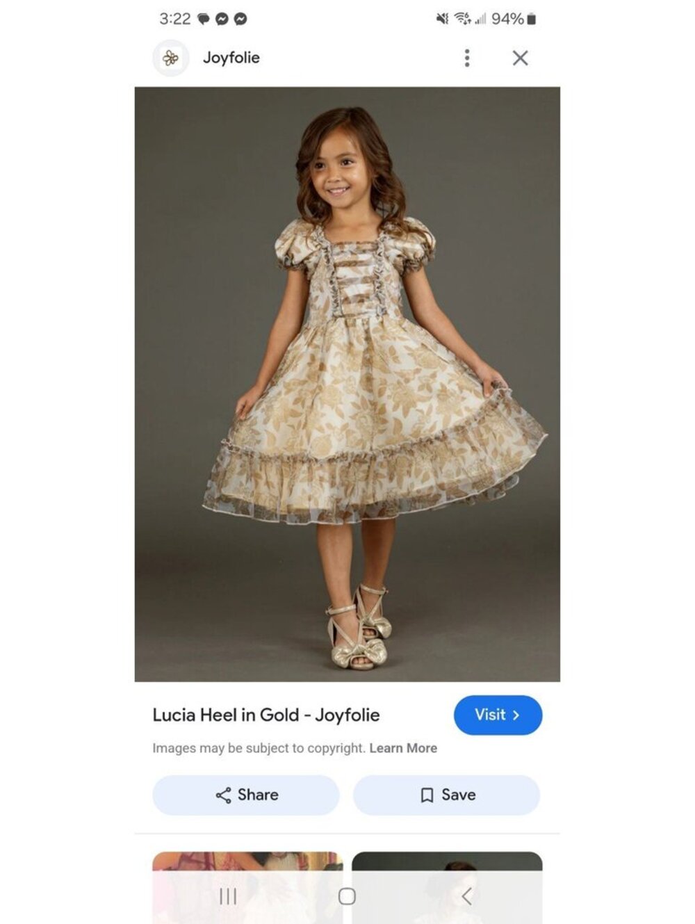 Girls Joy Folie size 12 - Picture 1 of 2